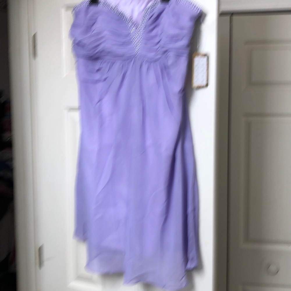 Strapless prom dress